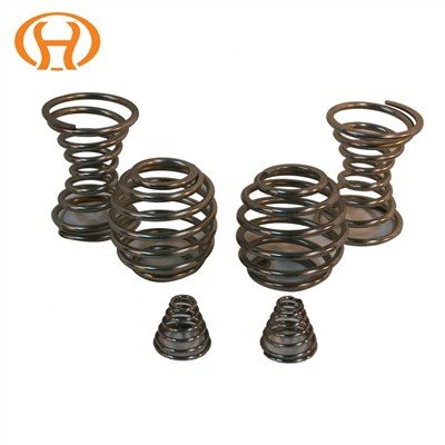 Konische Federn aus Industriestahlmetall